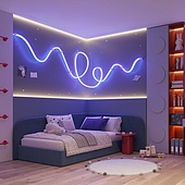 038762 Лента герметичная MOONLIGHT-TOP-G280-D18mm 24V RGB 360deg (13 W/m, IP65, 3838, 5m, wire x1) (Arlight, Вывод прямой, 3 года)