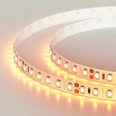 Лента RT 2-5000 24V Orange 2x (3528, 600 LED, LUX) (Arlight, 9.6 Вт/м, IP20)