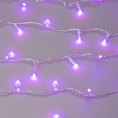 Светодиодная гирлянда ARD-STRING-CLASSIC-10000-CLEAR-100LED-SYNC RGB (230V, 6.5W, RF ПДУ, 1000) (Ardecoled, IP65)