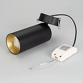 027260 Светильник SP-POLO-BUILT-R65-8W White5000 (BK-GD, 40 deg) (Arlight, IP20 Металл, 3 года)