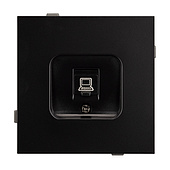 Механизм компьютерной розетки SCT-TENDO-MPC1-PL-BK (RJ-45, CAT6) (Arlight, -)