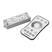 Диммер SMART-DIM-SET-RING (12-24V, 1x8A, ПДУ 2.4G) (Arlight, IP20 Пластик, 5 лет)