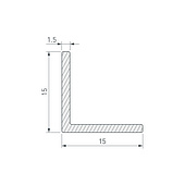 063522 Уголок ARH-W15x15x1,5-3000 WHITE (Arlight, Алюминий)