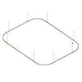 Основание ART-APRIORI-RECTANGLE-SOFT-ROD-800-4500x3500 (OG) (Arlight, IP20 Металл, 3 года)