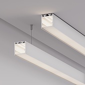 Профиль с экраном SL-LINE-3535-2500 WHITE+OPAL (Arlight, Алюминий)