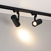 055807 Светильник LGD-URANUS-4TR-R75-18W/25W Warm3500-MIX (BK, 20-50 deg, side holder, 230V) (Arlight, IP20 Металл, 5 лет)