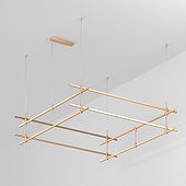 Основание ART-APRIORI-QUADRAT-2-HANG-2000x2000 (GD) (Arlight, IP20 Металл, 3 года)