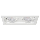 Светильник MS-VORTEX-BUILT-S170x90-2x12W Day4000 (WH-WH, 20 deg, 230V) (Arlight, IP20 Металл, 5 лет)