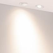 Светильник безрамочный DL-ROTARA-R63-6W Day4000 (Белый RAL9003, 36 deg, 230V) (Arlight, IP20 Металл, 5 лет)