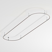 050196 Основание ART-APRIORI-OVAL-ROD-200-3000x1000 (TN) (Arlight, IP20 Металл, 3 года)