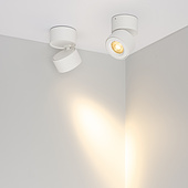 Светильник SP-POINT-SURFACE-R85-12W Warm3200-MIX (WH, 15 deg, 230V) (Arlight, IP20 Металл, 5 лет)