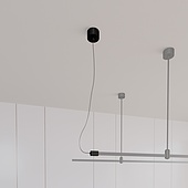 Потолочная чаша с питанием ART-APRIORI-CANOPY-SIDE-L1500-POWER (BK) (Arlight, IP20 Металл, 3 года)