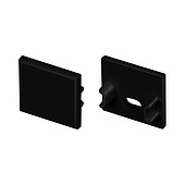 Комплект заглушек FANTOM-BENT-W16 BLACK (Arlight, Пластик)