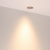 065360 Светильник безрамочный DL-INTRAL-R63-8W Warm3000 (Серый RAL7045, 50 deg, 230V) (Arlight, IP20 Металл, 5 лет)