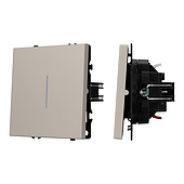 Механизм выключателя одноклавишный проходной LED SWT-NOBE-MKP1-SFPL-L-CA (230V, 10A) (Arlight, -)