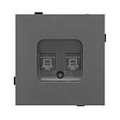 Механизм компьютерной розетки двойной SCT-TENDO-MPC2-SFPL-GR (RJ-45, CAT6) (Arlight, -)