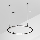 048490 Основание ART-APRIORI-ROUND-HANG-R1200 (BK) (Arlight, IP20 Металл, 3 года)