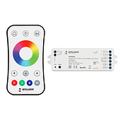 036187 INTELLIGENT ARLIGHT Диммер SMART-SET-PWM-104-52-RGBW-SUF White (12-24V, 4x4A, ПДУ RING 10кн, 2.4G) (IARL, Контроллер)