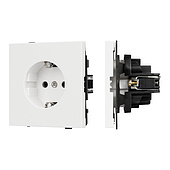 Механизм электрической розетки SCT-NOBE-MEU1-SFPL-WH (230V, 16A) (Arlight, -)