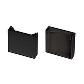 066909 Заглушка LINE-3535-BENT-SIDE BLACK глухая (Arlight, Пластик)