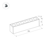 Светильник MAG-DOTS-25-L800-24W Day4000 (BK, 30 deg, 24V) (Arlight, IP20 Металл, 5 лет)