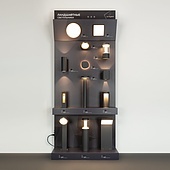 Стенд Cветильники ландшафтные ARLIGHT-E21-2460x1000mm (DB 3мм, пленка, подсветка) (Arlight, -)
