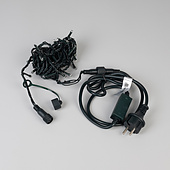 025767 Светодиодная гирлянда ARD-STRING-HOME-5000-GREEN-50LED-FLASH WHITE (230V, 3.5W) (Ardecoled, IP20)