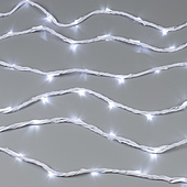 025919 Светодиодная гирлянда ARD-STRING-HOME-10000-WHITE-99LED-RUN WHITE (230V, 10.5W) (Ardecoled, IP20)