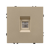 Механизм компьютерной розетки SCT-NOBE-MPC1-SFPL-GD (RJ-45, CAT6) (Arlight, -)