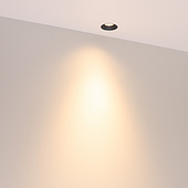 Светильник безрамочный DL-INTRAL-R39-6W Warm3000 (Графит RAL7024, 36 deg, 230V) (Arlight, IP20 Металл, 5 лет)
