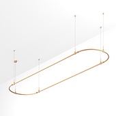 054525 Основание ART-APRIORI-OVAL-HANG-4000x1000 (GD) (Arlight, IP20 Металл, 3 года)