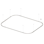 Основание ART-APRIORI-RECTANGLE-SOFT-HANG-4500x3500 (TN) (Arlight, IP20 Металл, 3 года)