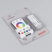 034807 Контроллер SMART-RGB-SET-RING (12-24V, 3x3A, ПДУ 2.4G) (Arlight, IP20 Пластик, 5 лет)
