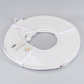 Лента герметичная MOONLIGHT-SIDE-A140-12x17mm 24V Warm3000 (9.6 W/m, IP67, 5m, wire x2) (Arlight, Вывод боковой, 3 года)