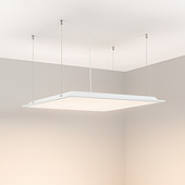 Светильник DL-TITAN-S600x600-40W Warm3000 (WH, 120 deg, 230V) (Arlight, IP40 Металл, 3 года)