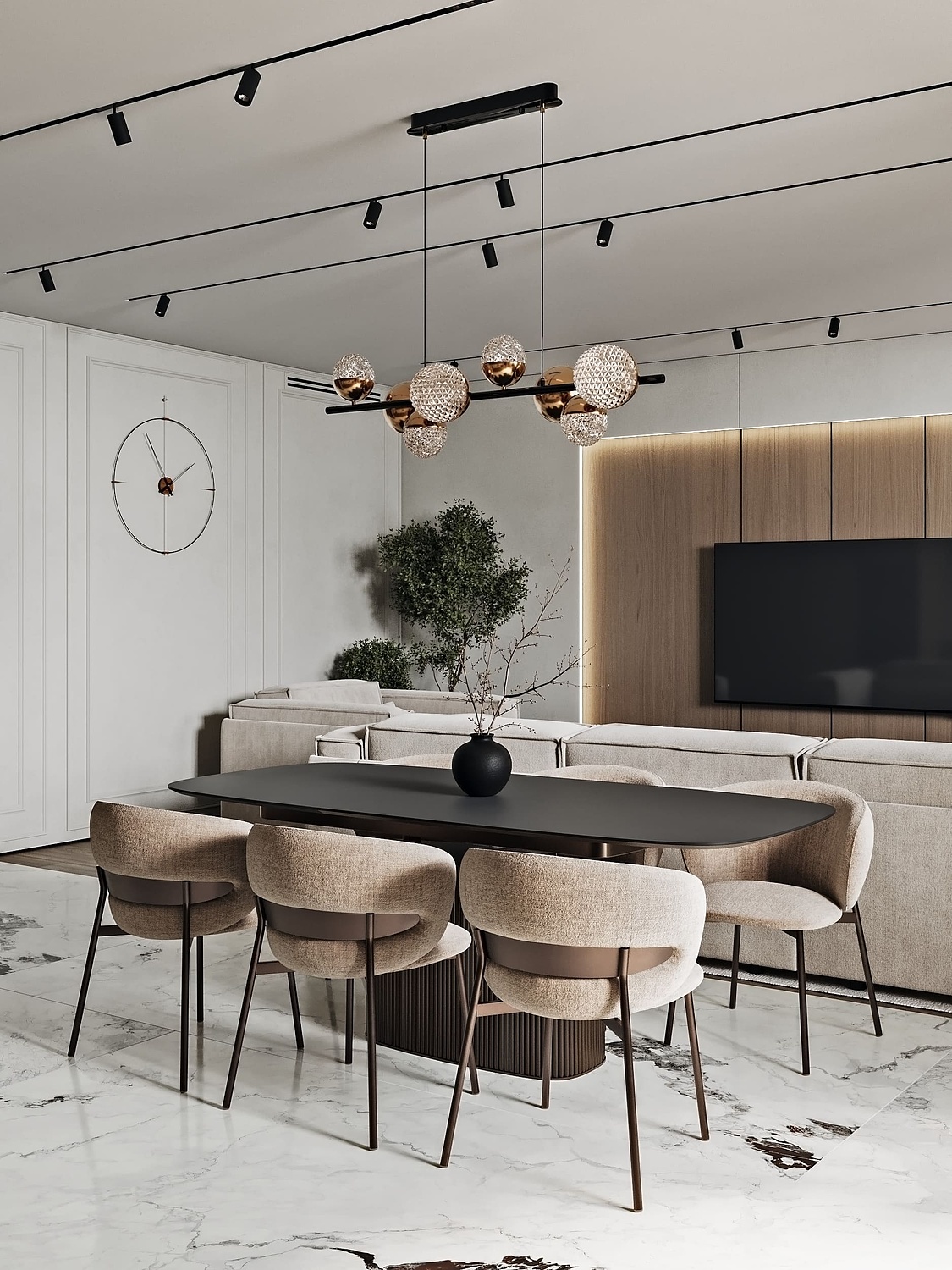 Проект квартиры 149 м2 на Шмитовском 