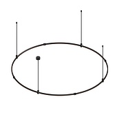 Основание ART-APRIORI-ROUND-ROD-800-R1800 (BK) (Arlight, IP20 Металл, 3 года)