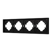 Рамка пластиковая FRM-TENDO-SFPL-4-BK (Arlight, -)
