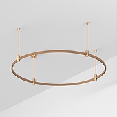 Основание ART-APRIORI-ROUND-ROD-400-R1200 (GD) (Arlight, IP20 Металл, 3 года)