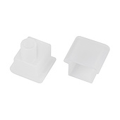 Заглушка MOONLIGHT-T-CAP-10x10mm-BOTTOM-S-SET (Arlight, Силикон)