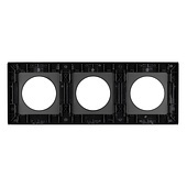 Рамка стеклянная FRM-GLARE-GC-3-BK (Arlight, -)