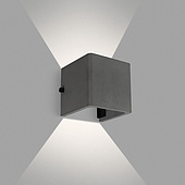 Светильник LGD-PERAN-WALL-S120x120-6W Warm3000 (BK, 0-80 deg, 230V) (Arlight, IP65 Бетон, 3 года)