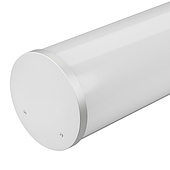Профиль с экраном SL-ROUND-D90-2500 ANOD+OPAL (Arlight, Алюминий)
