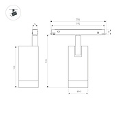 Светильник MAG-ORIENT-SPOT-R45-12W Day4000 (BK, 24 deg, 48V, DALI) (Arlight, IP20 Металл, 5 лет)
