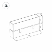 Светильник MAG-FLAT-FOLD-45-S605-18W Warm3000 (WH, 100 deg, 24V) (Arlight, IP20 Металл, 5 лет)