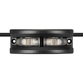 062123 Светильник LGD-STRIPE-5.5W RGB-Warm3000 (Серый, 5x350 deg, 24V, DMX512) (Arlight, IP65 Металл, 3 года)
