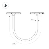 Светильник MAG-ORIENT-TUBE-ELASTIC-R25-L2500-35W Day4000 (BK, 360 deg, 48V, DALI) (Arlight, IP20 Металл, 3 года)