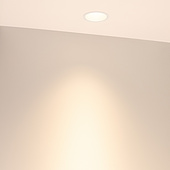 Светильник MS-ARADO-BUILT-R75-12W Warm3000 (WH-WH, 24 deg, 230V) (Arlight, IP20 Металл, 5 лет)