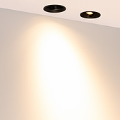 Светильник безрамочный DL-ROTARA-R63-6W Warm3000 (Черный RAL9005, 36 deg, 230V) (Arlight, IP20 Металл, 5 лет)