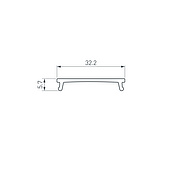 Экран LINIA32-FANTOM-MID-2000 OPAL (Arlight, Пластик)